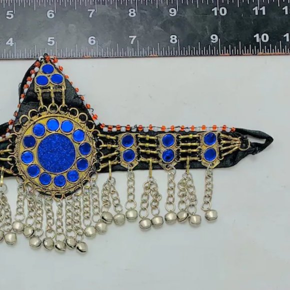 Handmade Ethnic Headpiece, Hair jewelry, Afghan Kuchi Headpiece Matha Patti, main image 4